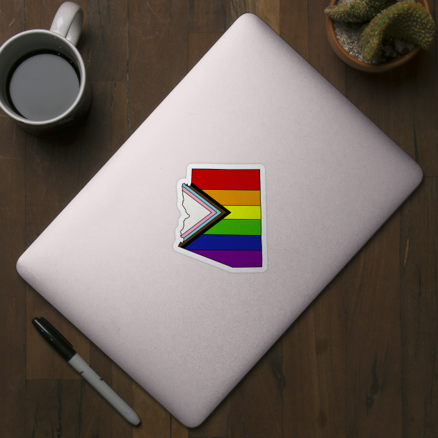 Progress pride flag - Arizona by TheUndeadDesign